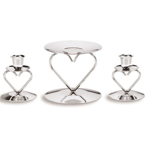 Heart Candle Holders Wedding Candle Holders Glass Etching Fever