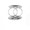 Eternity Rings Unity Candle Holder -silver tone