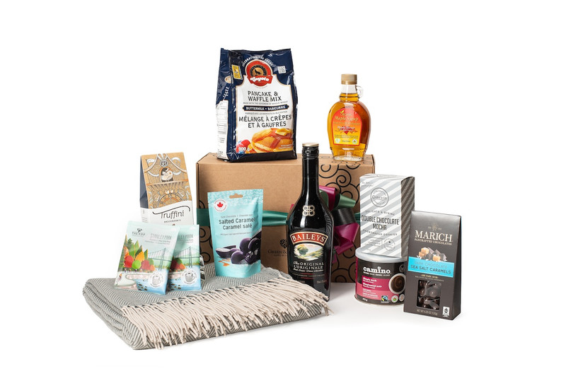 Blanket and Baileys Irish Cream gift box