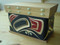 Hand Carved Bent Cedar Box - Northwest Coast Native Art - Eagle
