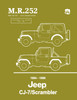 Detroit Iron - 1984 - 1986 Jeep CJ-7 / Scrambler Shop Manual - M.R. 252