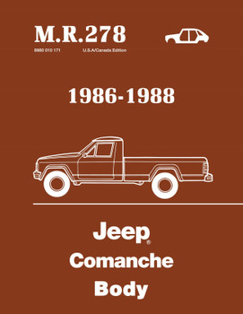 Detroit Iron - 1986 - 1988 Jeep Comanche Body Shop Manual