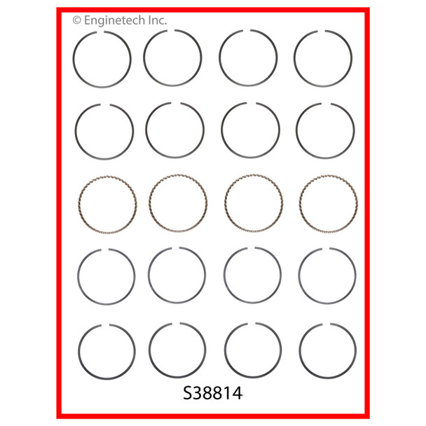 Piston Ring Set - Jeep 150/2.5L