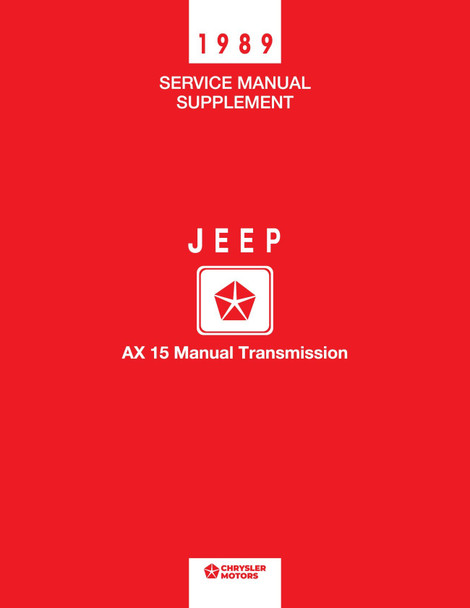 Detroit Iron - 1989 Jeep Shop Manual (4 Volumes)
