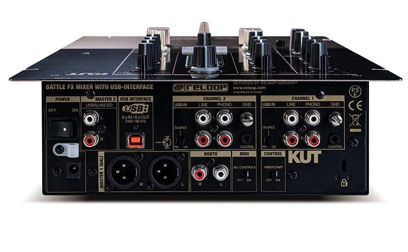 Reloop KUT Digital 2-Channel Battle FX Mixer With InnoFader
