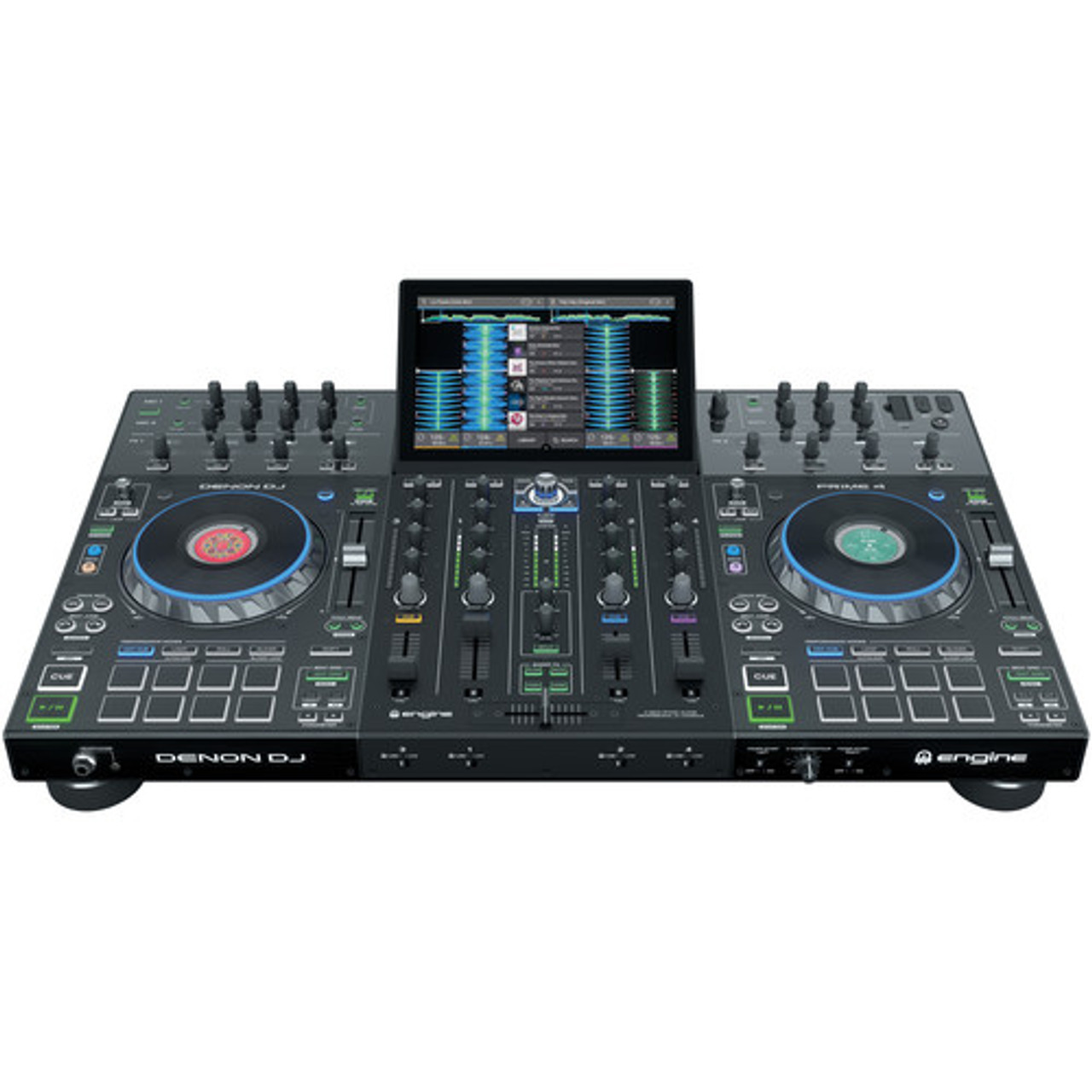 Denon DJ Prime 4 Standalone 4-Deck DJ System with 10 Inch Touchscreen