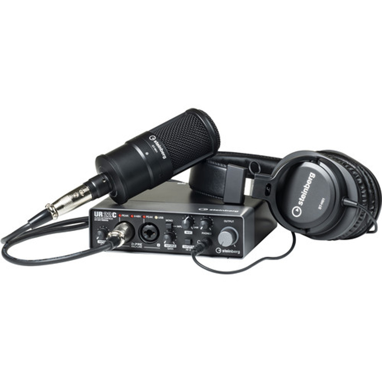 Steinberg UR22C Recording Pack with 2x2 USB Gen 3.1 Audio