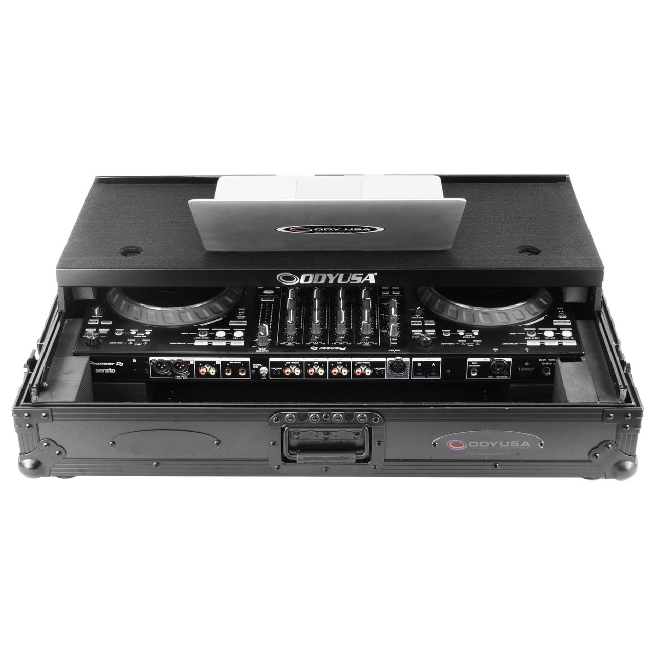 Odyssey Black Label Glide Style Flight Case for DDJ-FLX10 with 1U