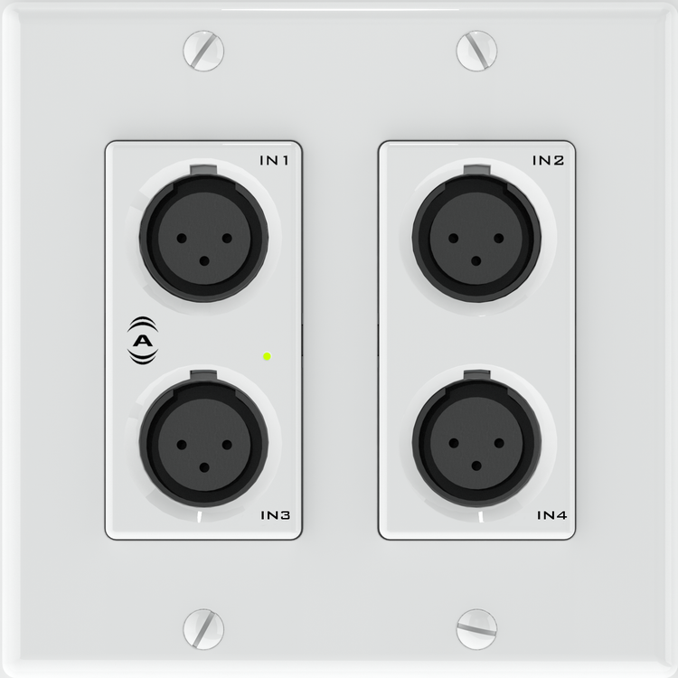 QSC unDX4I Audio Wall Plate