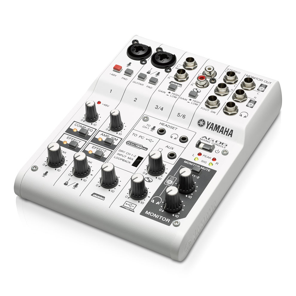 DTM・DAW YAMAHA ag06 Yamaha AG06 6-Channel Mixer/Interface