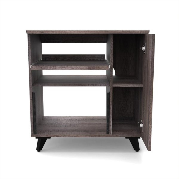 Glorious, Modular Side Rack Walnut Studio Rack System, AMS-MOD