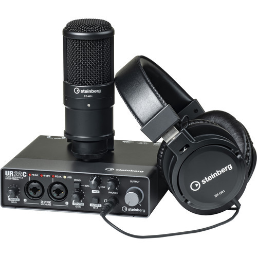 Yamaha Steinberg UR22C Recording Pack with 2x2 USB Gen 3.1 Audio
