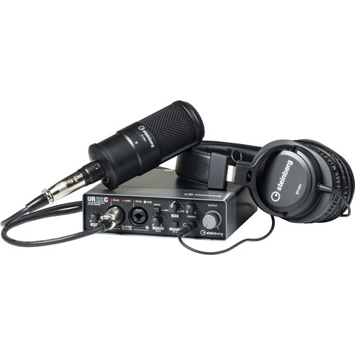 Yamaha Steinberg UR22C Recording Pack with 2x2 USB Gen 3.1 Audio