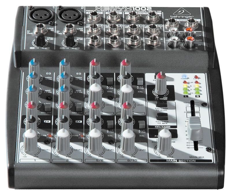 Behringer 1002 10-Input 2-Bus Mixer