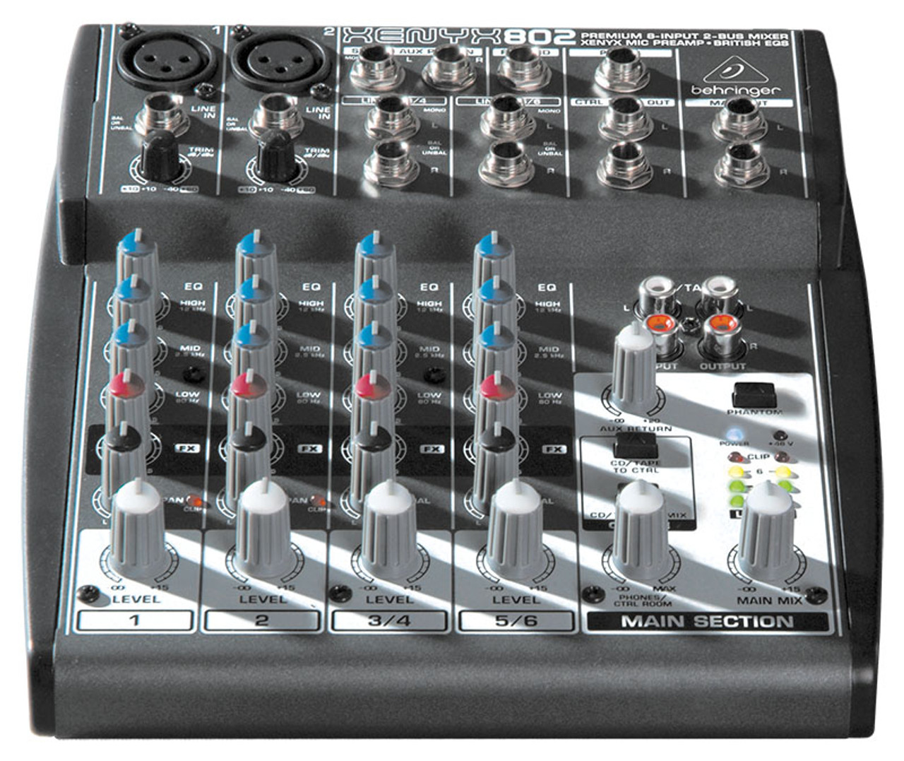 Behringer Behringer Premium 8 Input 2 Bus Mixer with XENYX Mic Preamps/Compressors/British 