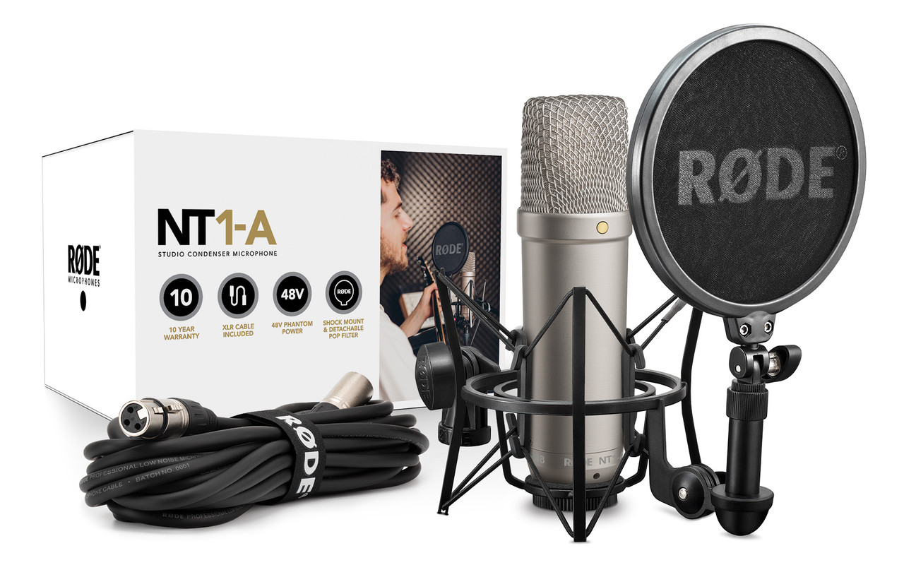 【中古】（非常に良い）（マイク機材フルセット！！）Rode NT1A Anniversary Vocal Condenser Microphone Package　■並行輸入品■ NT1-A_Kit_In_Box_RGB__89220.