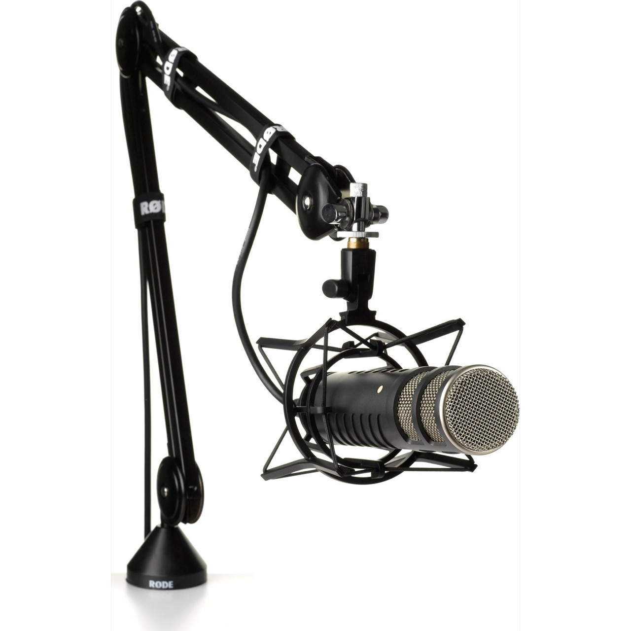 RODE Procaster Microphone with PSA1 Studio Boom Arm 3D model
