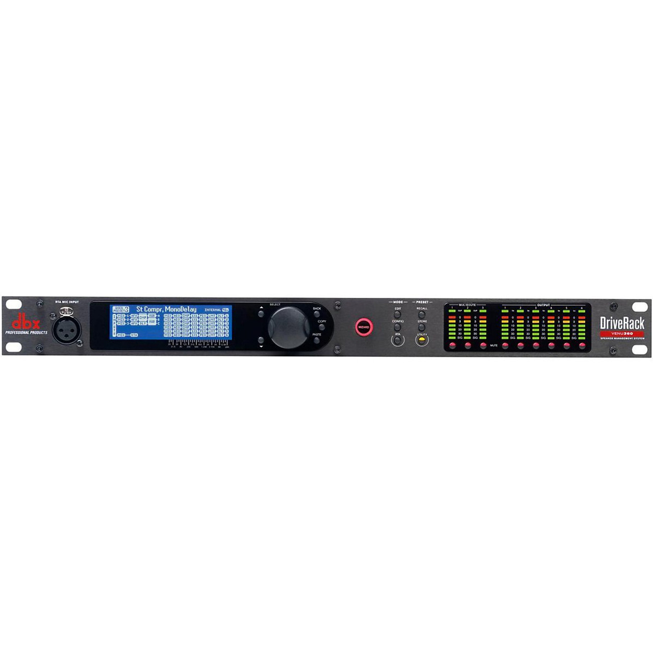 dbx driverack 260 pc connection