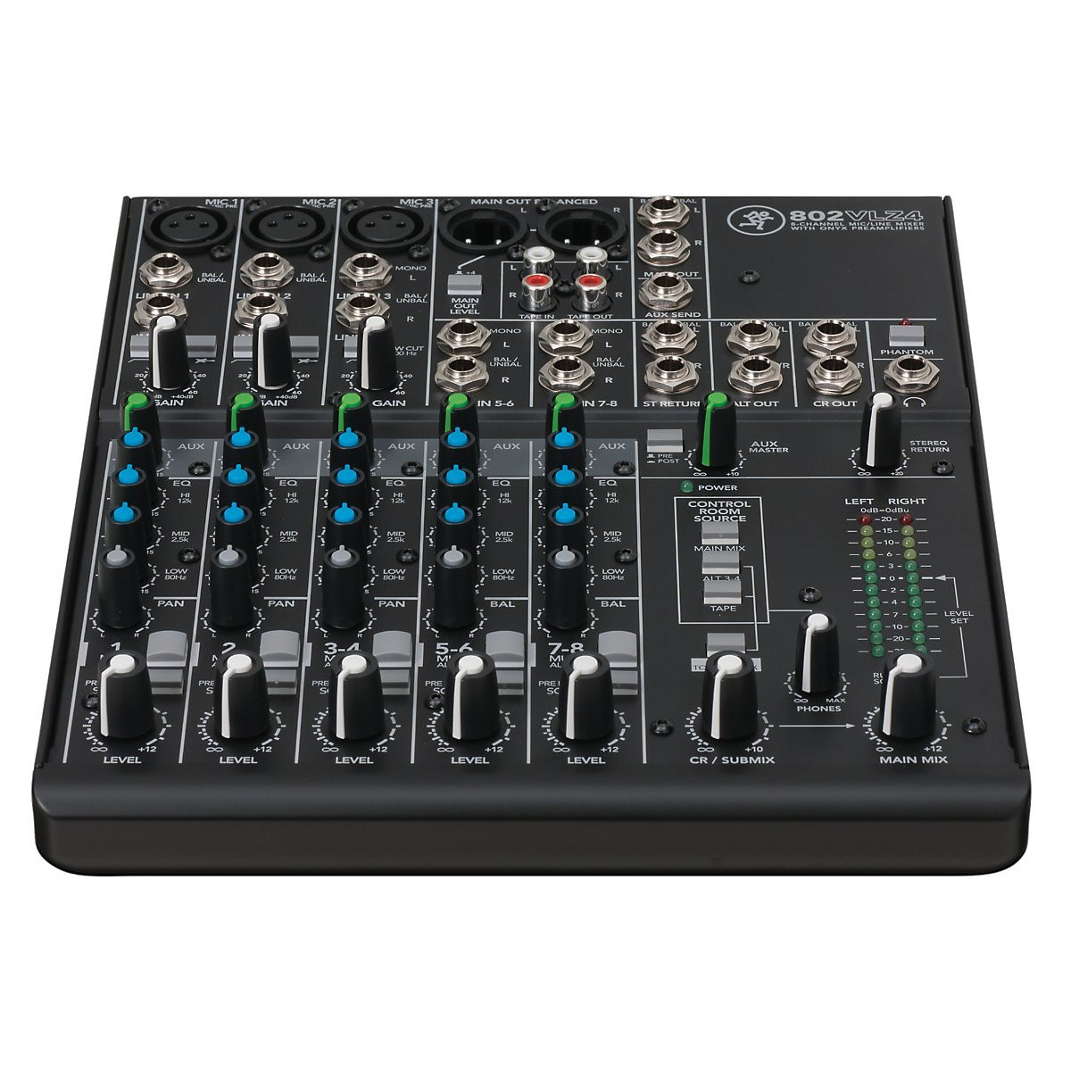 Mackie 802VLZ4 8-Channel Compact Analog Mixer with High-Headroom