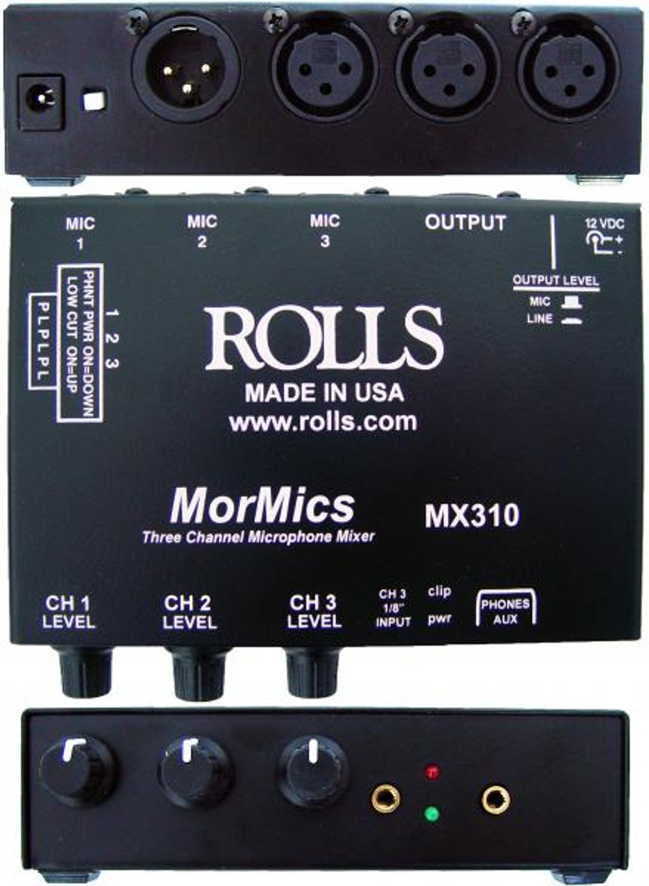 Rolls MX310 Mormic Ch Mic Mixer