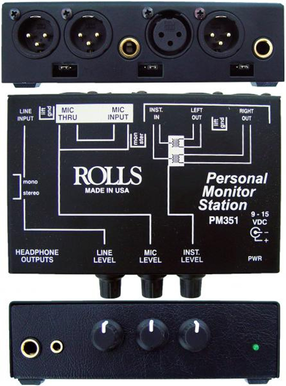 Rolls PM351 Personal Monitor Station