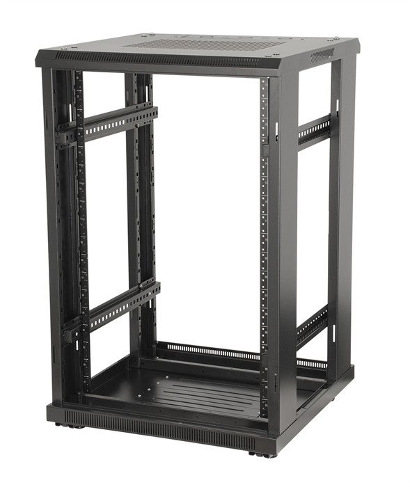 Open Rack Standing Floor Gator Cases GRW3022509 Rackworks Floor Standing Rack - Black