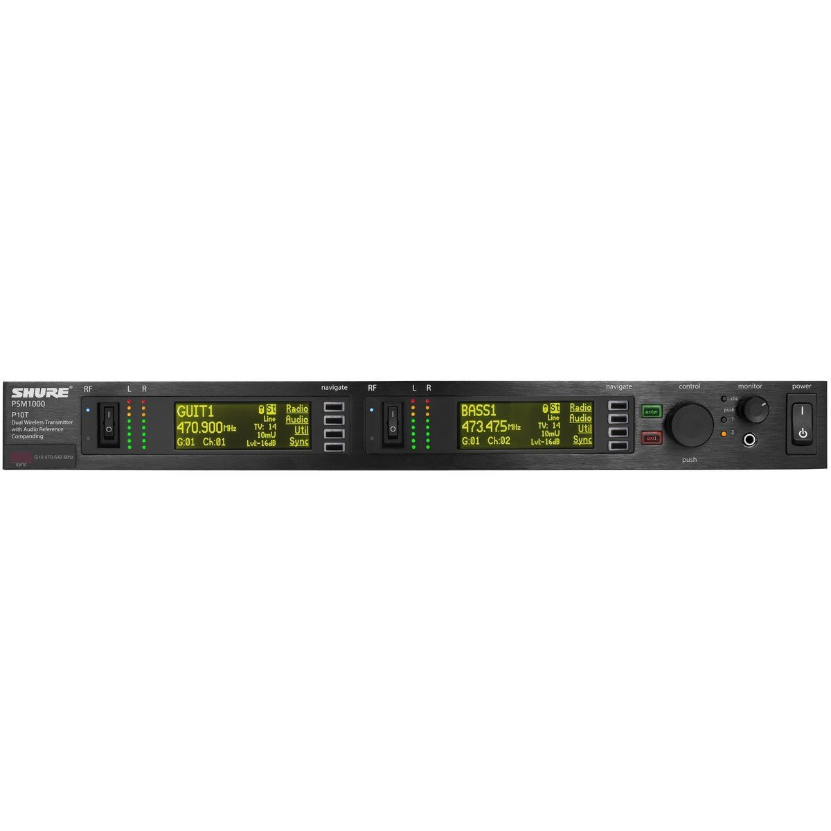 Shure P10T -L8 Dual Wireless Transmitter