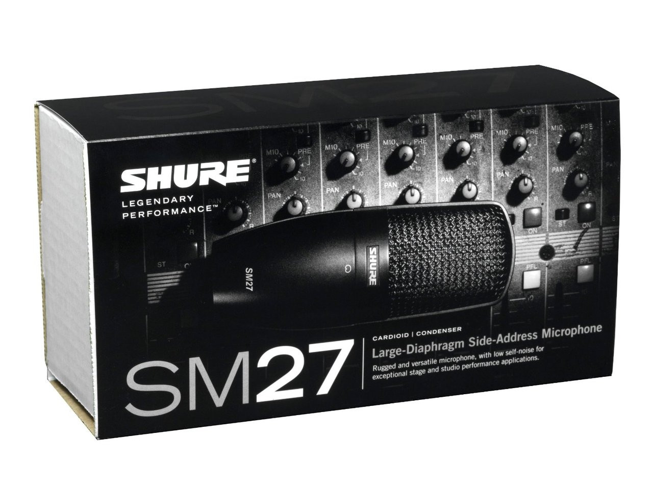 SHURE SM27 コンデンサーマイク 動作品極美品 SHURE SM27-SC
