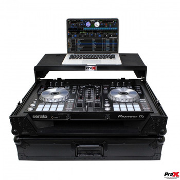 ProX XS-DDJSR2 LTBL LED Fits Pioneer DDJ-SR2 Controller Flight Case w Laptop Shelf Black On Black ProX XS-DDJSR2 LTBL LED Fits Pioneer DDJ-SR2 Controller Flight Case w Laptop Shelf Black On Black