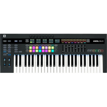 Novation 49SL MkIII - MIDI and CV Keyboard Controller with Sequencer (49-Note Keyboard)