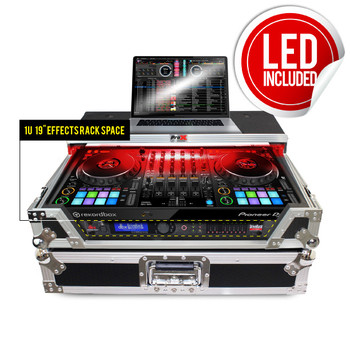 ProX Flight Case For Pioneer DDJ-1000 and SRT Series Digital Controllers W-LED | Sliding Laptop Shelf | Wheels