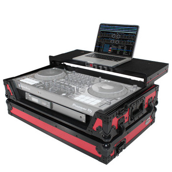 ProX XS-DDJ1000 WLTRB LED Flight Case for Pioneer DDJ-1000 Controller with Shelf, Wheels, and LED Kit (Black on Red) ProX XS-DDJ1000 WLTRB LED Flight Case for Pioneer DDJ-1000 Controller with Shelf, Wheels, and LED Kit (Black on Red)
