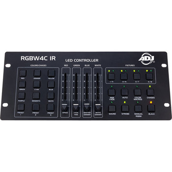 ADJ RGBW4C-IR 32-Channel DMX Controller for RGB, RGBW, and RGBA LED Fixtures (RC Compatible) ADJ RGBW4C-IR 32-Channel DMX Controller for RGB, RGBW, and RGBA LED Fixtures (RC Compatible)