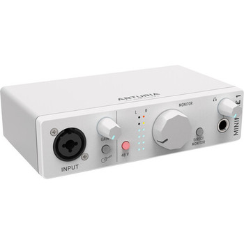 Arturia MiniFuse 1 Portable 1x2 USB Type-C Audio Interface (White) Arturia MiniFuse 1 Portable 1x2 USB Type-C Audio Interface (White)