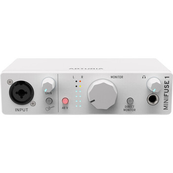 Arturia MiniFuse 1 Portable 1x2 USB Type-C Audio Interface (White) Arturia MiniFuse 1 Portable 1x2 USB Type-C Audio Interface (White)