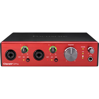 Focusrite Focusrite Clarett+ 2Pre Desktop 10x4 USB Type-C Audio/MIDI Interface Focusrite Focusrite Clarett+ 2Pre Desktop 10x4 USB Type-C Audio/MIDI Interface