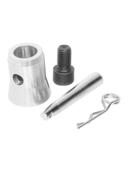 Connectors for 6-way corner (4 half-conicals, 4 M10 bolts, 4 spigots, 4 safety pins)