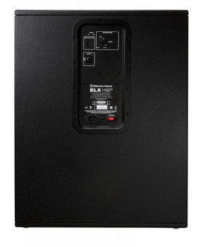 EV ELX118P 18" Powered Subwoofer Back View