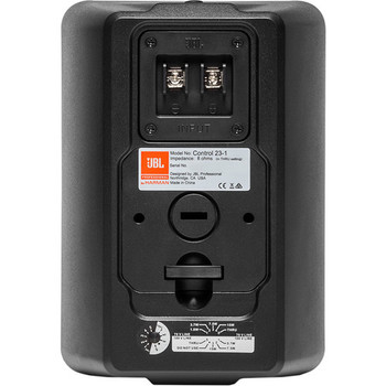 JBL Control 23-1 Ultra-Compact Indoor/Outdoor Background/Foreground Speaker (Pair, Black)