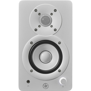 Yamaha HS3 W Powered Studio Monitors, 3.5", 52W, 70–22kHz, White Finish (HS3 W)