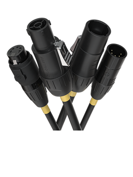 Chauvet RIGLINKCOMBO10FT – 10‑Foot IP65 Combo Power + DMX Cable Chauvet RIGLINKCOMBO10FT – 10‑Foot IP65 Combo Power + DMX Cable