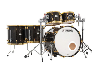 Yamaha, Matte Black PHX Maple Tom 16x13 Gold Hardware, PHXT-1613MGMB