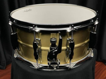 Yamaha RRS-1465 Recording Custom Brass Snare Drum - Beige