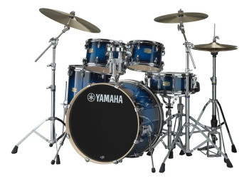 Yamaha SBP2F50 Stage Custom Birch 5-piece Shell Pack - Deep Blue Sunburst