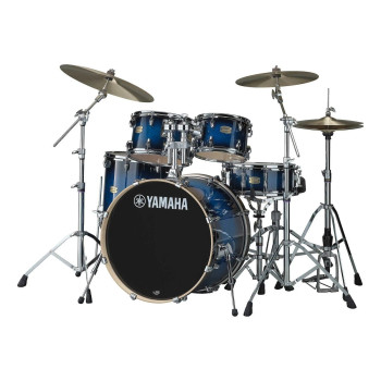 Yamaha, Stage Custom Birch 5-Piece Shell Pack Deep Blue Sunburst, SBP2F56WDUS