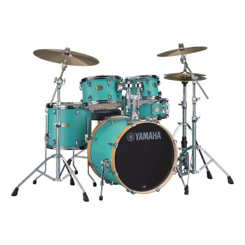 Yamaha, Stage Custom Birch 5-Piece Shell Pack Matte Surf Green, SBP2F56WMSG