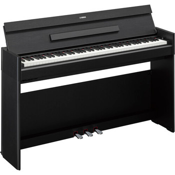 Yamaha ARIUS YDP-S55 Black slim console digital piano. Includes PA300C power adapter. BB1 piano bench sold separately