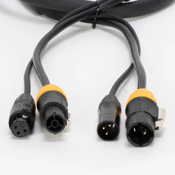 AC3PTRUE3;3' 3pin, IP65 XLR DMX cable