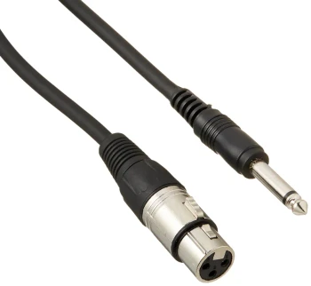 ADJ Alpha AMC12 12ft 1/4” Mono to XLR Microphone Cable (AMC12)