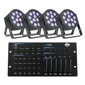 ADJ HEX PX PAR HEXCON Pak Lighting Control Bundle with HEXCON Controller and AC3PDM Power Cable (HEXPXPARHEXCONPAK)